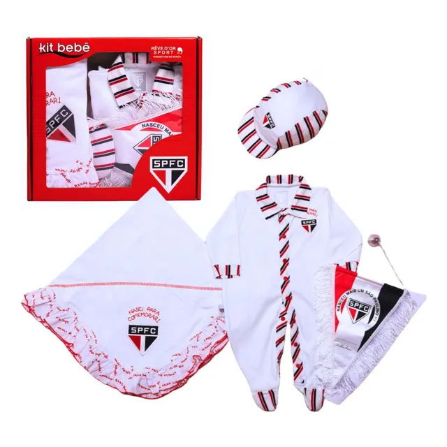 Kit Saída Maternidade São Paulo Com Manta E Boné - Cia Bebê