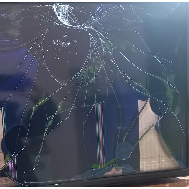Tv Jvc Lt-32n355 Pantalla Astillada Para Reparar