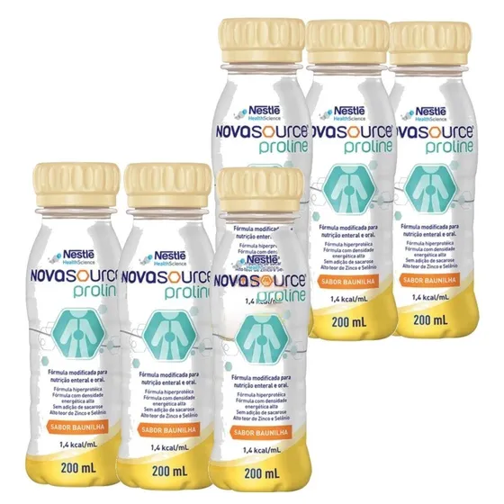 Kit 6un Novasource Proline - Nestle - 200ml - Promoção 