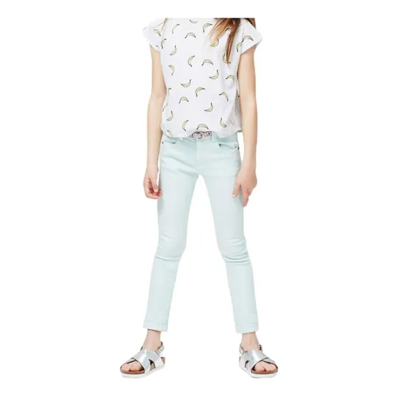 Jean Para Niñas Mng 4-5 Años Green 