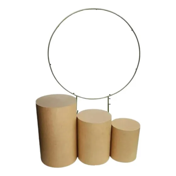 Kit Arco + Trio De Cilindro Pmg Mdf Decoração Pegue Monte