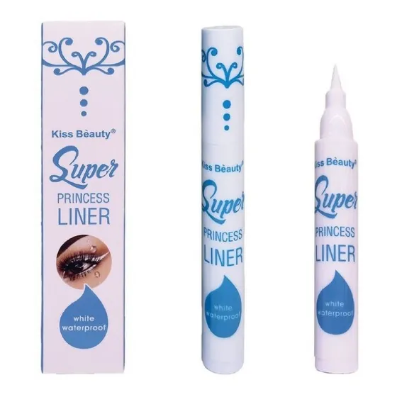 Delineador Para Ojos Waterpoof En Fibra/ Blanco Y Marrón