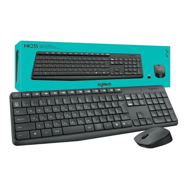 Combo Kit Teclado Y Mouse Inalambrico Logitech Mk235