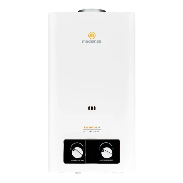 Calefont a gas GLP Mademsa Essential 5 Eco blanco
