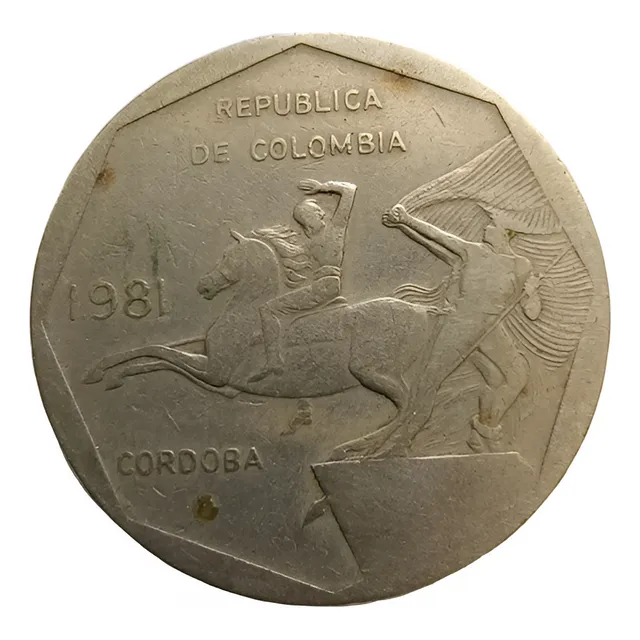 Moneda 10 Pesos Colombia Islas San Andrés Y Providencia 1981