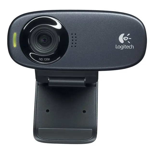 Cámara web Logitech C310 HD 30FPS color negro