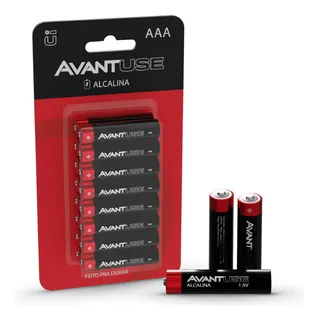 Kit 16 Pilhas Alcalina Palito Aaa 3a 1.5v Cod: 408070010 Avant Use Kit 16 Pilhas Alcalina Palito Aaa 3a 1.5v Cod: 408070010 Avant Use