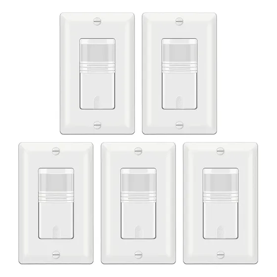 Paquete De 5 Interruptores De Luz Con Sensor De Movimiento, 