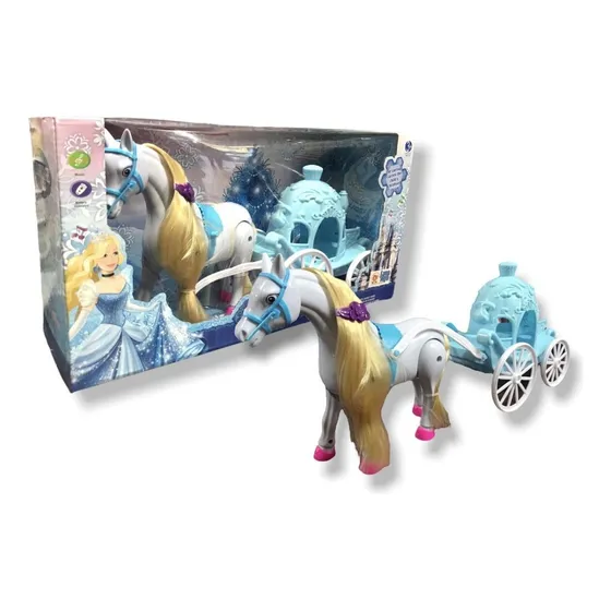 Caballo Con Carruaje, Camina De Verdad Y Melodias