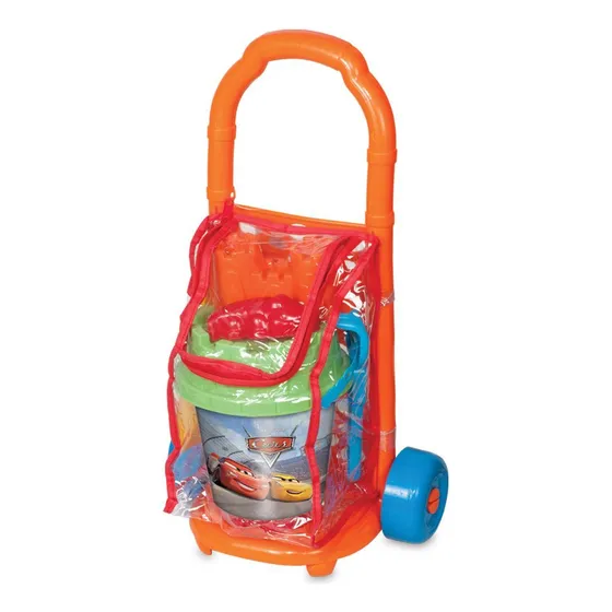 Carro De Playa Cars Con Balde Y Accesorios