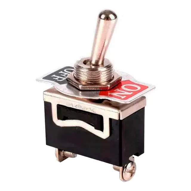 Llave Palanca Switch On-off 2 Patas 250v 10a 5 Unidades