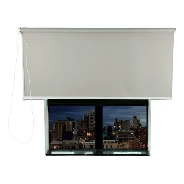 Cortina Persiana Rolo Blackout L 1,40x1,40 A Pronta