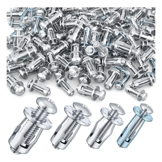 40 Tuercas De Pétalos De Tornillo De Expansión, M4 M5 M6 M8, Tuercas De Gato Resistentes A La Corrosión, Tuercas De Inserción De Metal Para Pared Hueca, Hierro Plástico, Tablero De Plástico