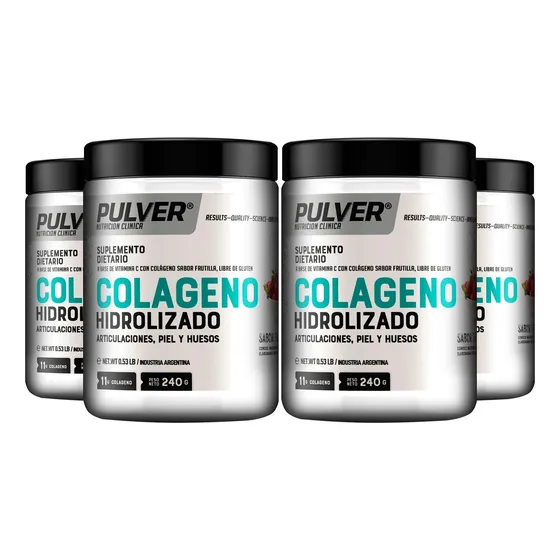 4 Colágeno Hidrolizado Pulver Protege Articulaciones Huesos