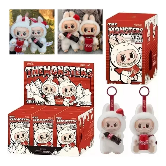 Labubu Coca Cola The Monster Have A Seat Macaron Set 2 Pzs
