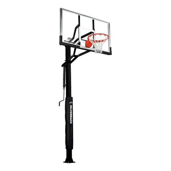 Aros De Baloncesto Con Tablero De Vidrio Ajustable