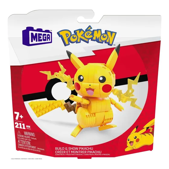 Mega Construx Pokemon Figuras Medianas Pikachu