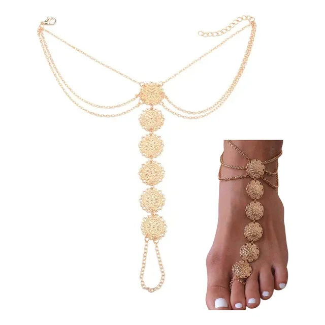Tobillera Pulsera  Pie Tobillo Cadena Sandalia Mujer Moda