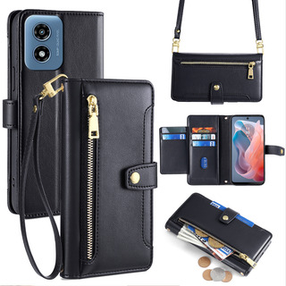 Funda De Piel Tipo Cartera Con Cierre De Cremallera Para Motorola G75 G15 G05 Edge 50 Pro 5g 50fusion G85 50neo G84 G24 Funda De Piel Tipo Cartera Con Cierre De Cremallera Para Motorola G75 G15 G05 Edge 50 Pro 5g 50fusion G85 50neo G84 G24