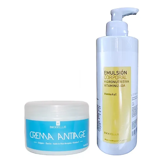 Combo Facial: Crema Anti Age + Emulsion Vitamina A + E