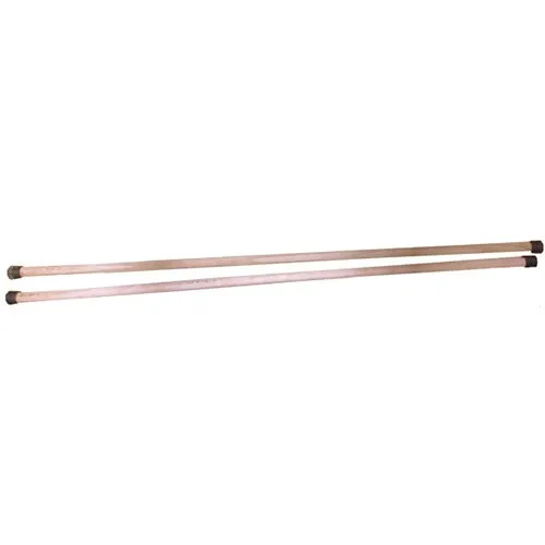 Baston De Gimnasia Madera Punta De Goma 75 Cm