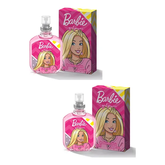 Colônia Barbie Girl Power Feminino 2x25ml Jequiti