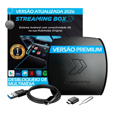 Faaftech Streaming Box Light Automotivo Carplay Android Wifi