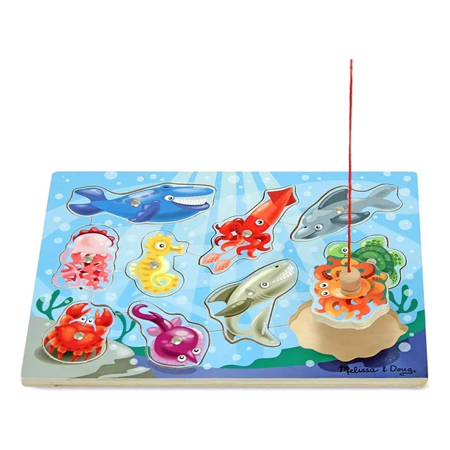 Juego Pesca Magnético Melissa & Doug De Madera Modelo