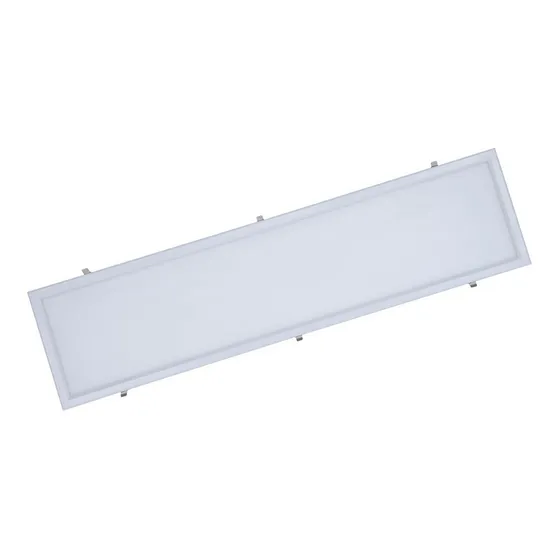 Plafon Retangular Led 30x120 48w Embutir Branco Quente