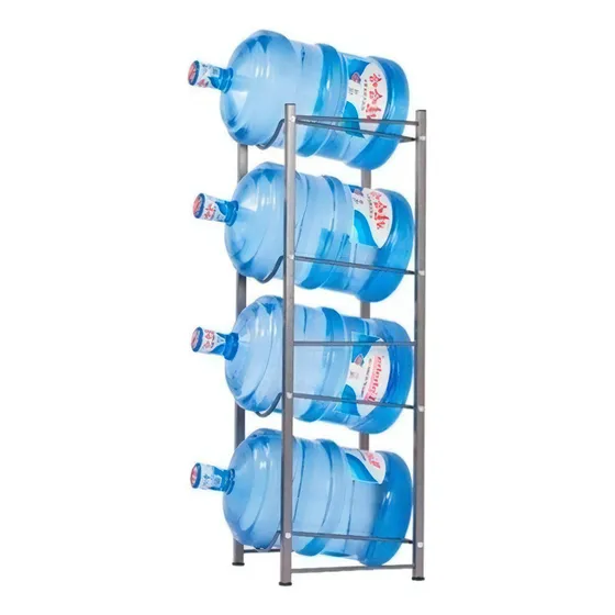 Estante Organizador Botellones Agua 20l 4 Bases Blanco