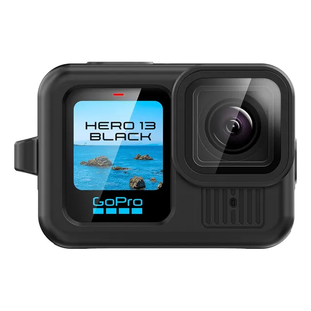 Funda Carcasa Silicona Gopro Hero 13 Black + Soga