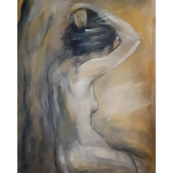 Obra De Arte Original - Acrílico Sin Bastidor50x70