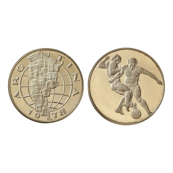 Fifa - Argentina Mundial De Futbol 1978 Plata Proof