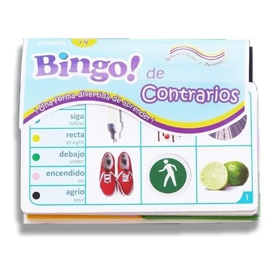 Bingo Juegos Mesa Aprender Educativo Entrena Mente Didactico