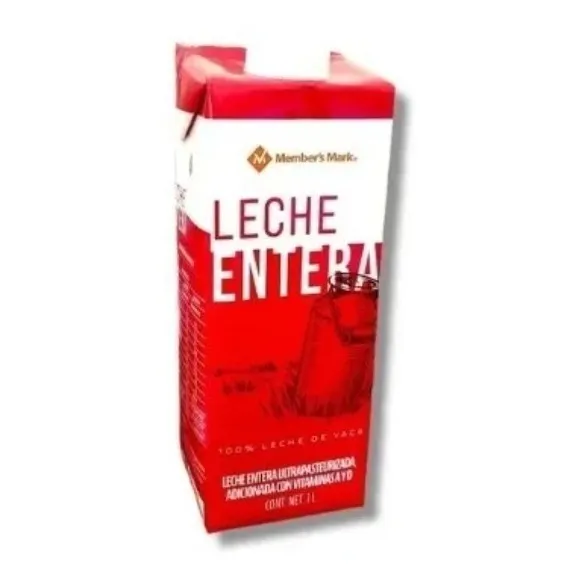 Leche Entera Members Mark 1 Lt Ultrapasteurizada