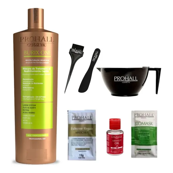 Progressiva Prohall Burix One Organica 1l + 6 Produtos