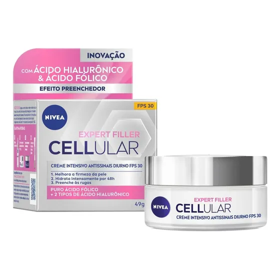 Creme Hidratante Facial Nivea Cellular Preenchedor Dia Fps30