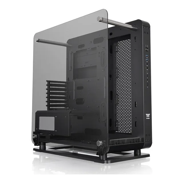 Gabinete Thermaltake Core P6 Tg Atx Cristal Templado Usb-c Color Negro