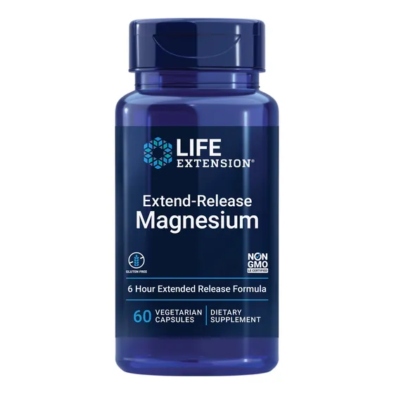 Magnesio De Liberación Prolongada Supplement Life Extension 