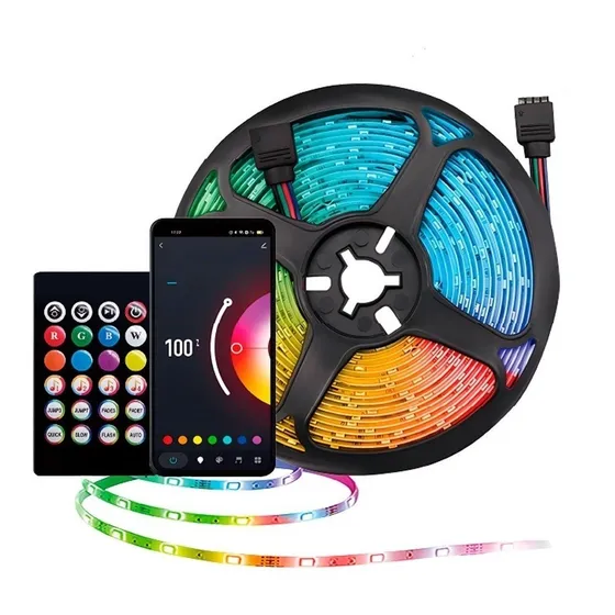 Tira Luces Led Rgb Gamers Multi-controlable 10 Metros Grande