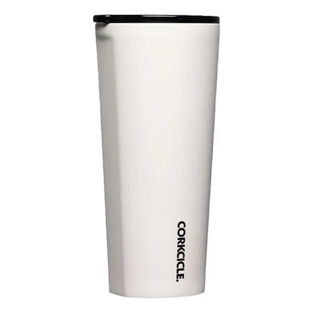 Corkcicle Vaso Aislado, Botella De Acero Inoxidable, Termo Crema Duna