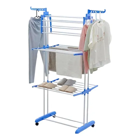Tendedero De Ropa Organizador Colgador 3 Niveles Plegable