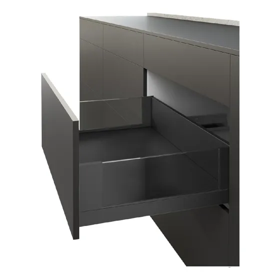 Gaveton Con Freno Cristal  Avantech Inlay H-187x45cm Hettich