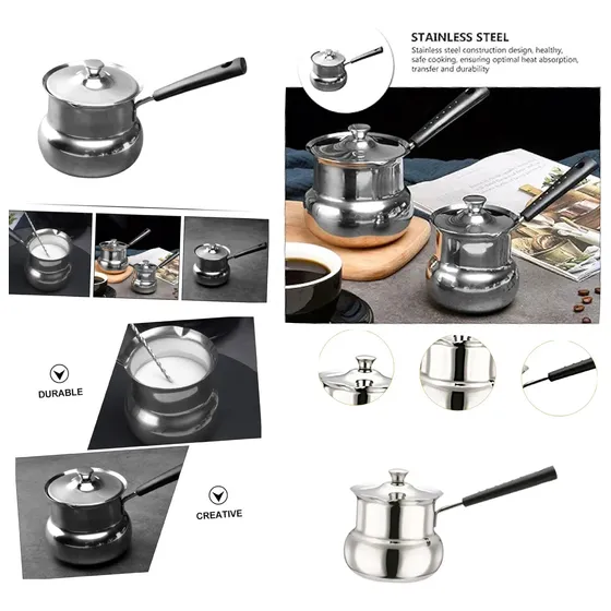 Cafetera Turca Paila Calentador Tetera 360ml
