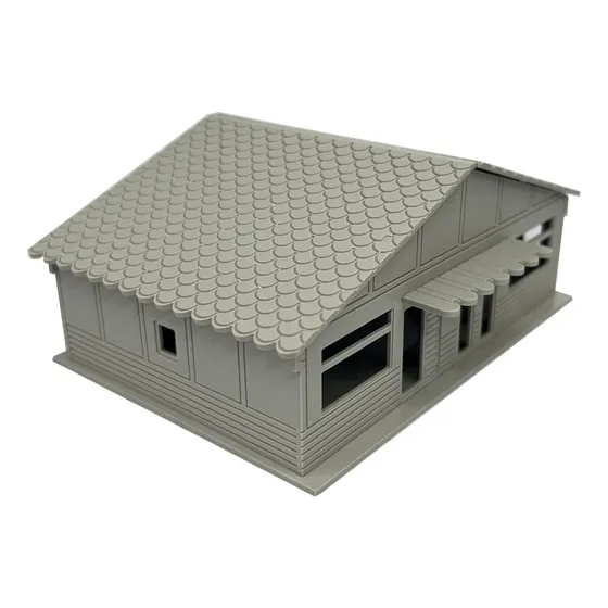 Outland Models Escenario Ferroviario Madera Estilo Casa N