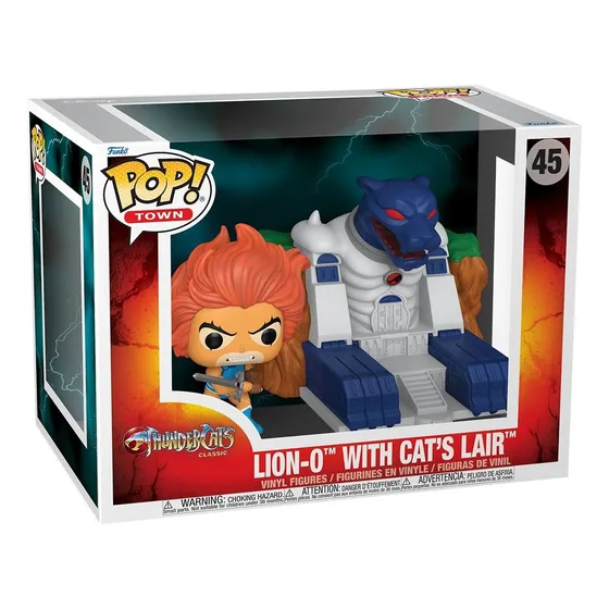 Funko Pop Town: Thundercats - Lion-o Con Cubil Felino