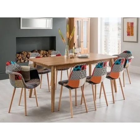 Silla Para Comedor Cafetín Eames Tapizada