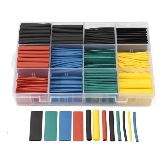 Kit X 530pcs Tubo Termocontraible 1.5 A 10 Mm Colores Colorido