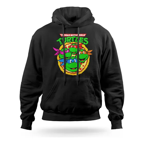 Sudadera Hoddie Polera Capucha Logo Tortugas Ninja