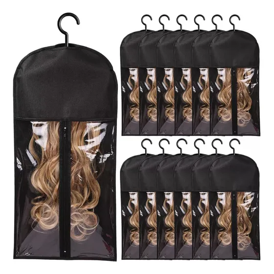 Bolsas Para Pelucas Y Extensiones De Cabello, 10 Unidades
